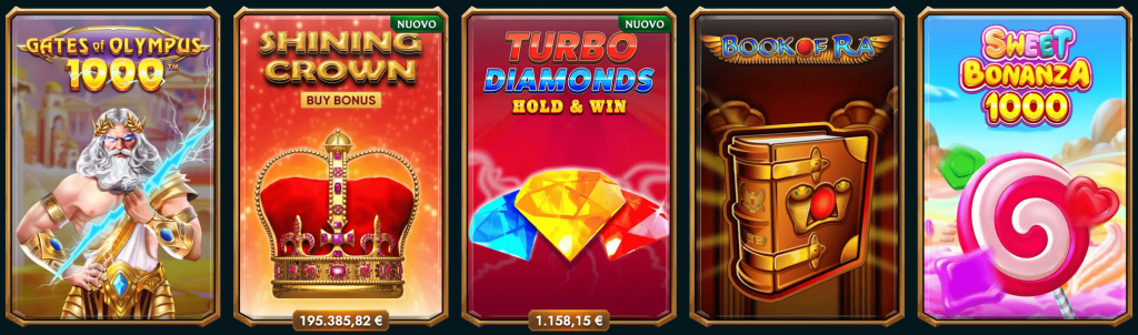 Giochi disponibili MyEmpire Casino